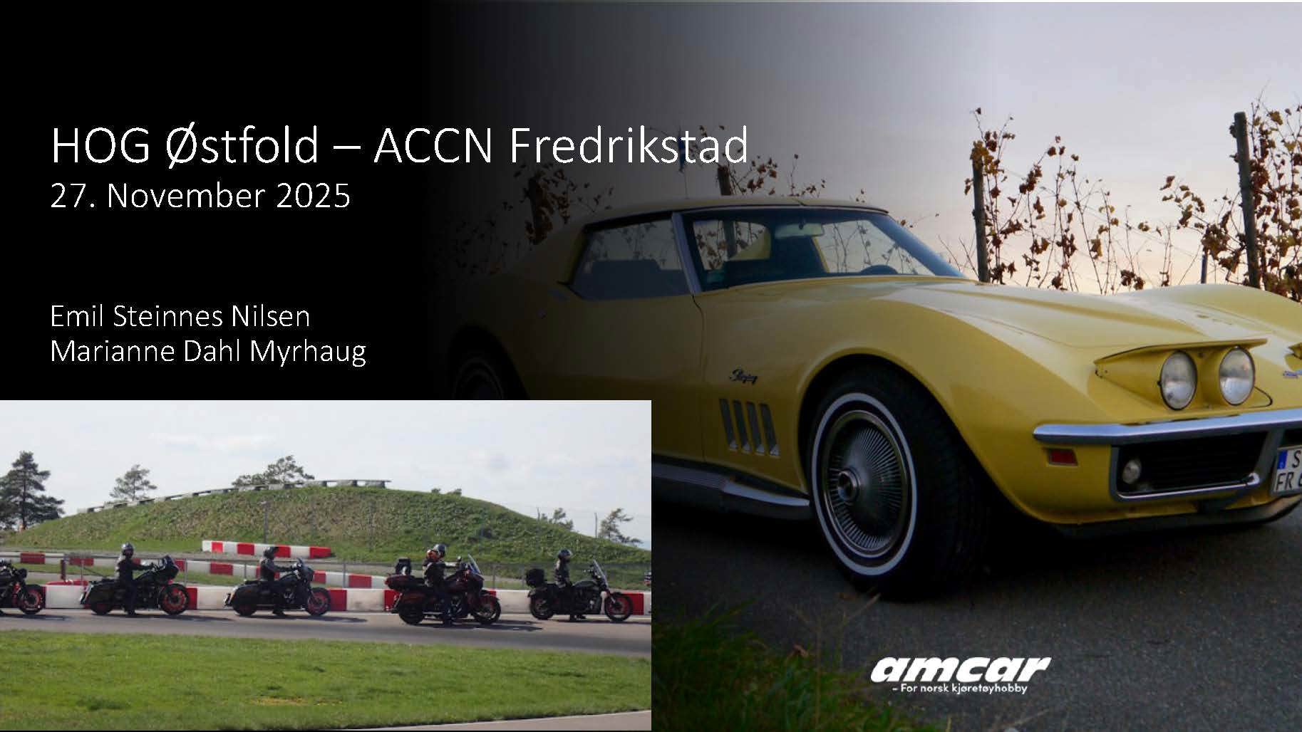 Felles medlemsmøte med HOG 27. november 2025