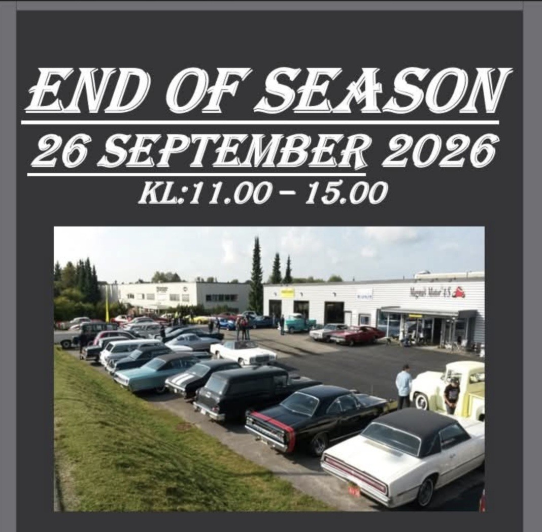 Artikkelbilde til artikkelen End of season Magnus Motor 26. september 2026